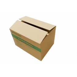 caja usada62,5x46x44.5 cm de doble canal