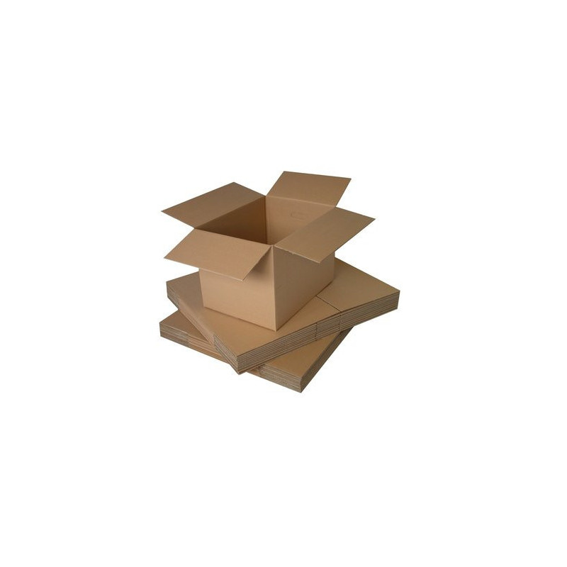 Caja de Embalar Nueva 50,2x37x43 cm | Canal Simple Cartón Marrón