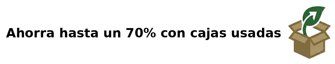ahorra hasta un 70% con cajas usadas